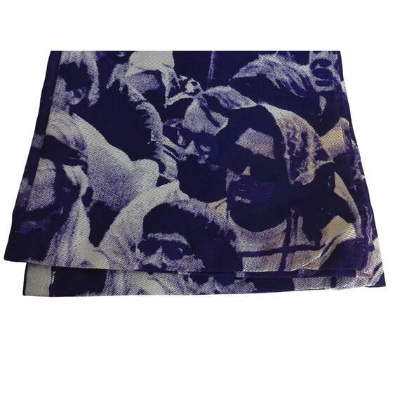 Vintage 1970s Campus Slacks Baron Wolman Woodstock Photo Print Bell Bottom Jeans - Picture 8 of 16